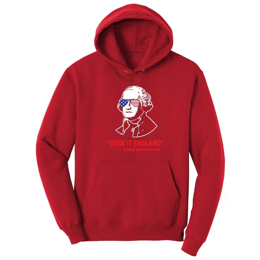 Suck It England Hoodie - Red