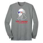 Suck It England Long Sleeve Tee - Athletic Grey