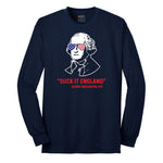 Suck It England Long Sleeve Tee - Navy