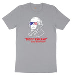 Suck It England Short Sleeve Tee - Athletic Heather Grey