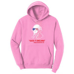 Suck It England Toddler Hoodie - Candy Pink