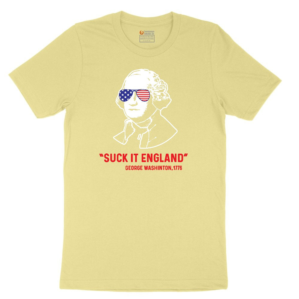 Suck It England Toddler Short Sleeve Tee - Yellow