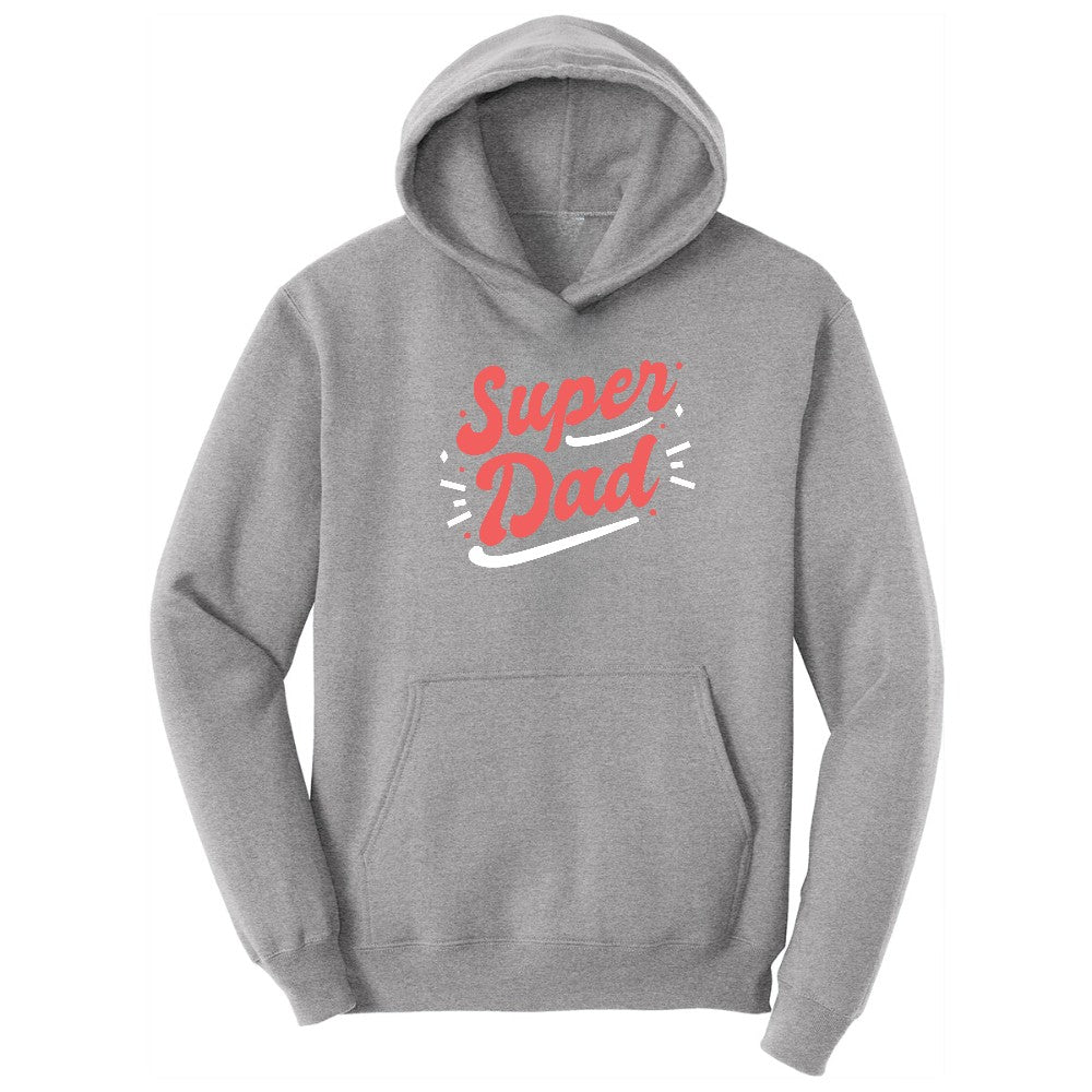 Super Dad Hoodie - Athletic Heather