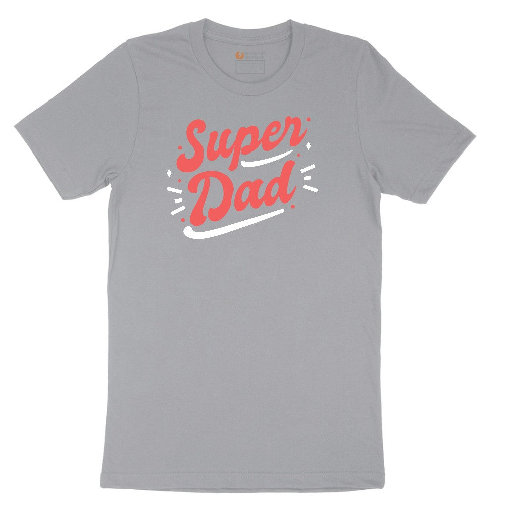 Super Dad Short Sleeve Tee - Athletic Heather Grey