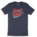 Super Dad Short Sleeve Tee - Heather Navy