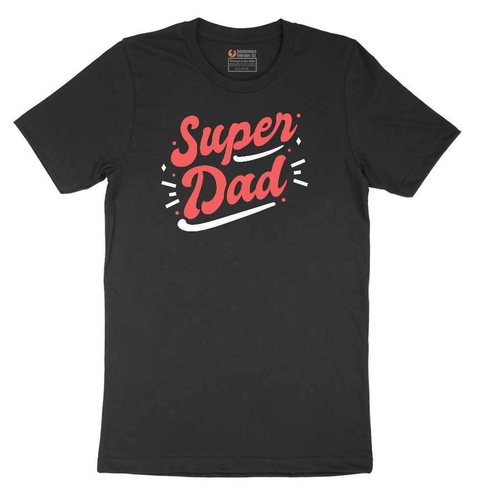 Super Dad Short Sleeve Tee - Jet Black