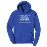Surviving Fatherhood One Beer at a Time Hoodie - True Royal