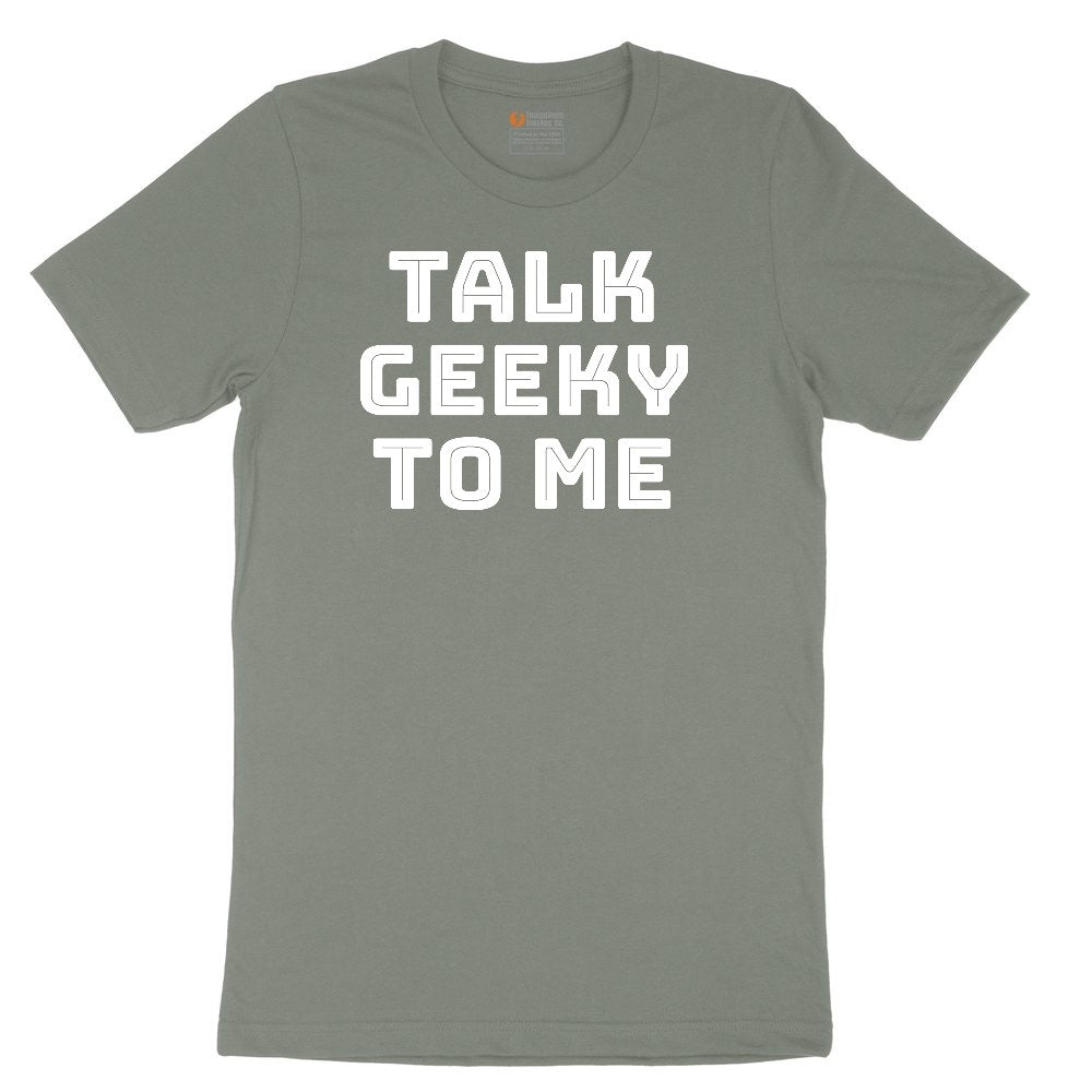 Talk Geeky to Me Ladies Short Sleeve Tee - Bamboo Blackout