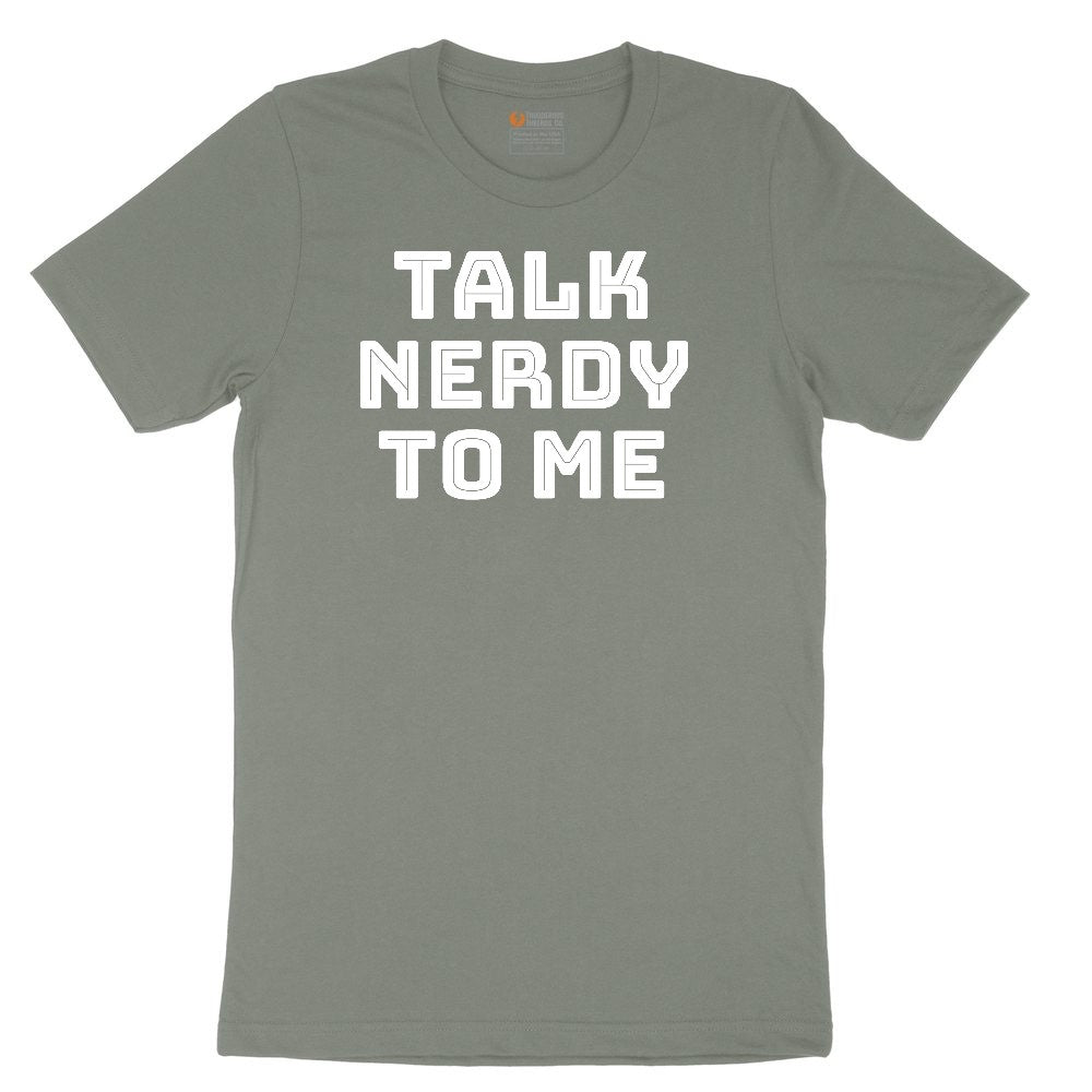Talk Nerdy to Me Ladies Short Sleeve Tee - Bamboo Blackout