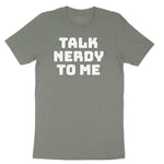 Talk Nerdy to Me Ladies Short Sleeve Tee - Bamboo Blackout