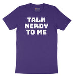Talk Nerdy to Me Short Sleeve Tee - Team Purple