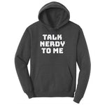 Talk Nerdy to Me Youth Hoodie - Dark Heather Grey