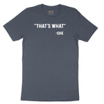 That's What She Said Youth Short Sleeve Tee - Heather Navy