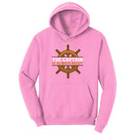 The Captain is Always Right Ladies Hoodie - Candy Pink