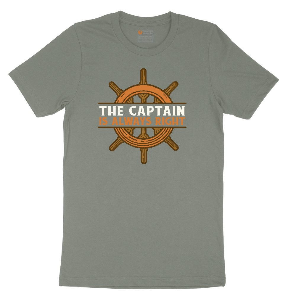 The Captain is Always Right Ladies Short Sleeve Tee - Bamboo Blackout