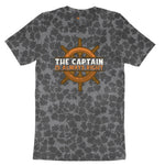 The Captain is Always Right Ladies Short Sleeve Tee - Black Leopard