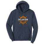 The Captain is Always Right Hoodie - Navy