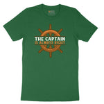 The Captain is Always Right Short Sleeve Tee - Athletic Kelly
