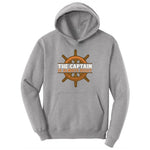 The Captain is Always Right Toddler Hoodie - Athletic Heather