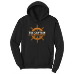 The Captain is Always Right Toddler Hoodie - Jet Black