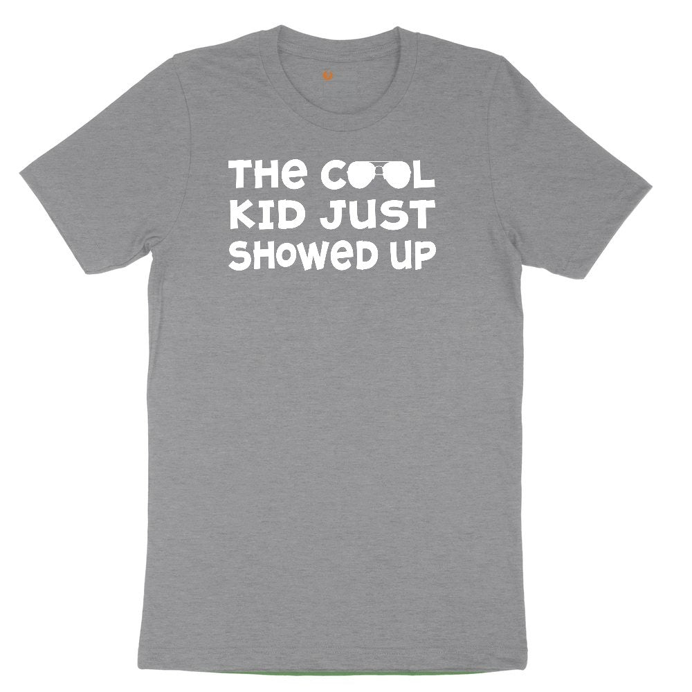 The Cool Kid Just Showed Up Youth Short Sleeve Tee - Athletic Heather