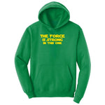 The Force is Strong in This One Youth Hoodie - Kelly Green
