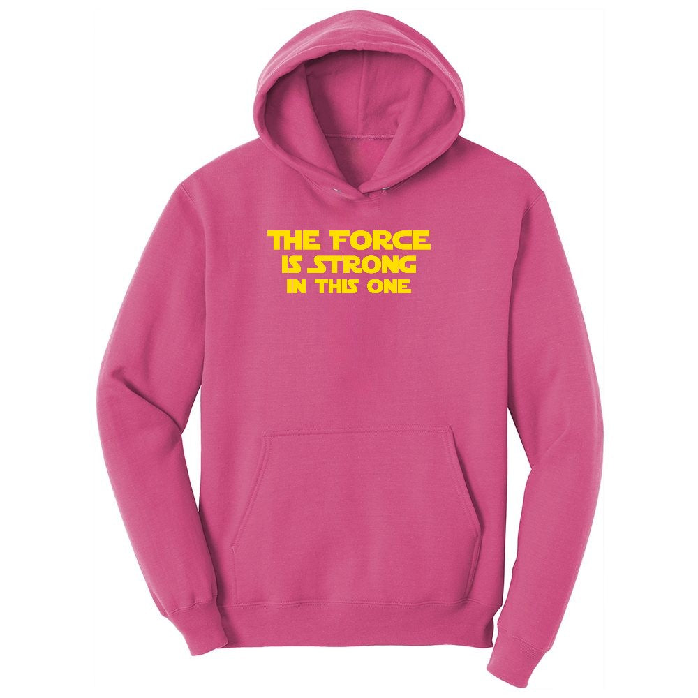 The Force is Strong in This One Youth Hoodie - Sangria