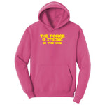 The Force is Strong in This One Youth Hoodie - Sangria