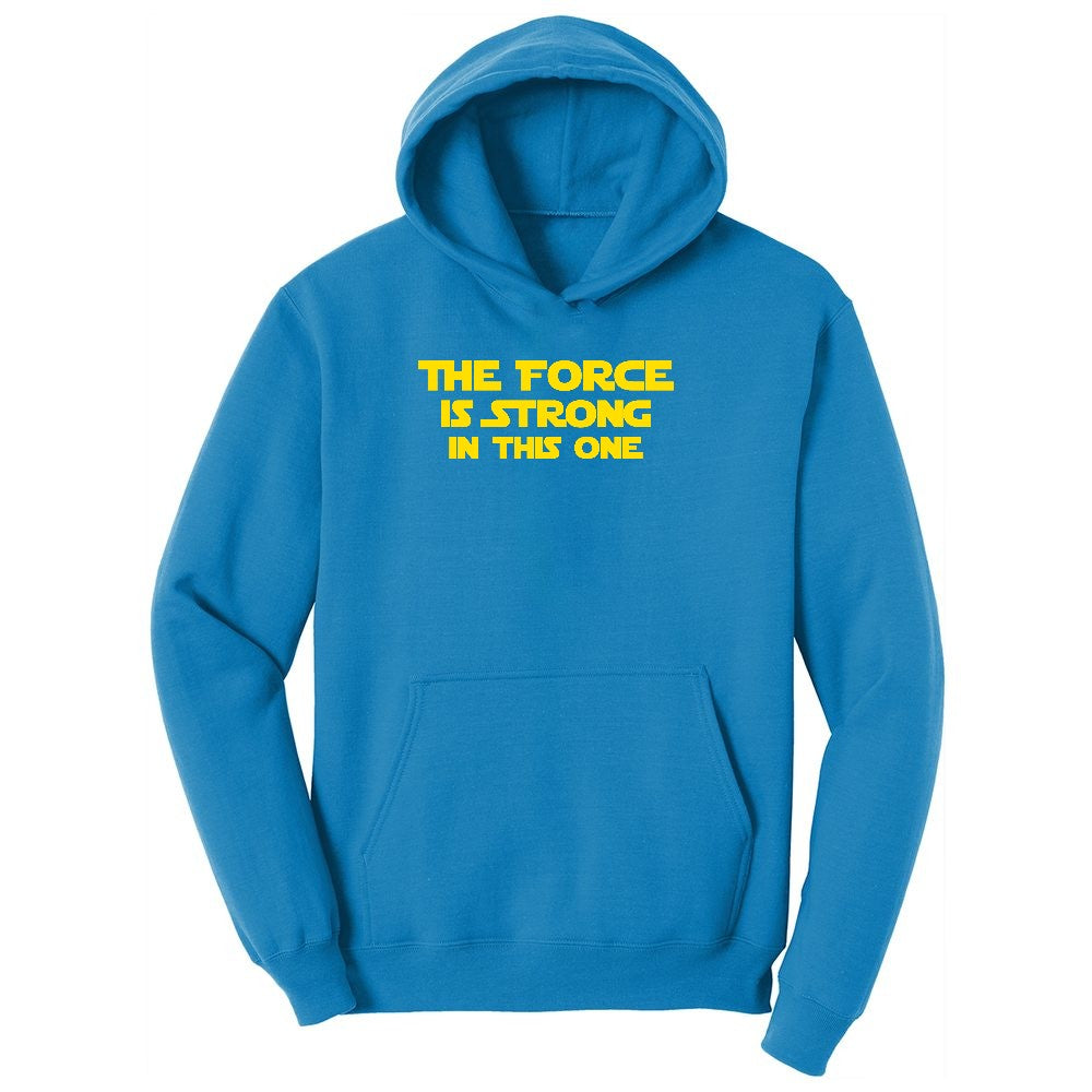 The Force is Strong in This One Youth Hoodie - Sapphire