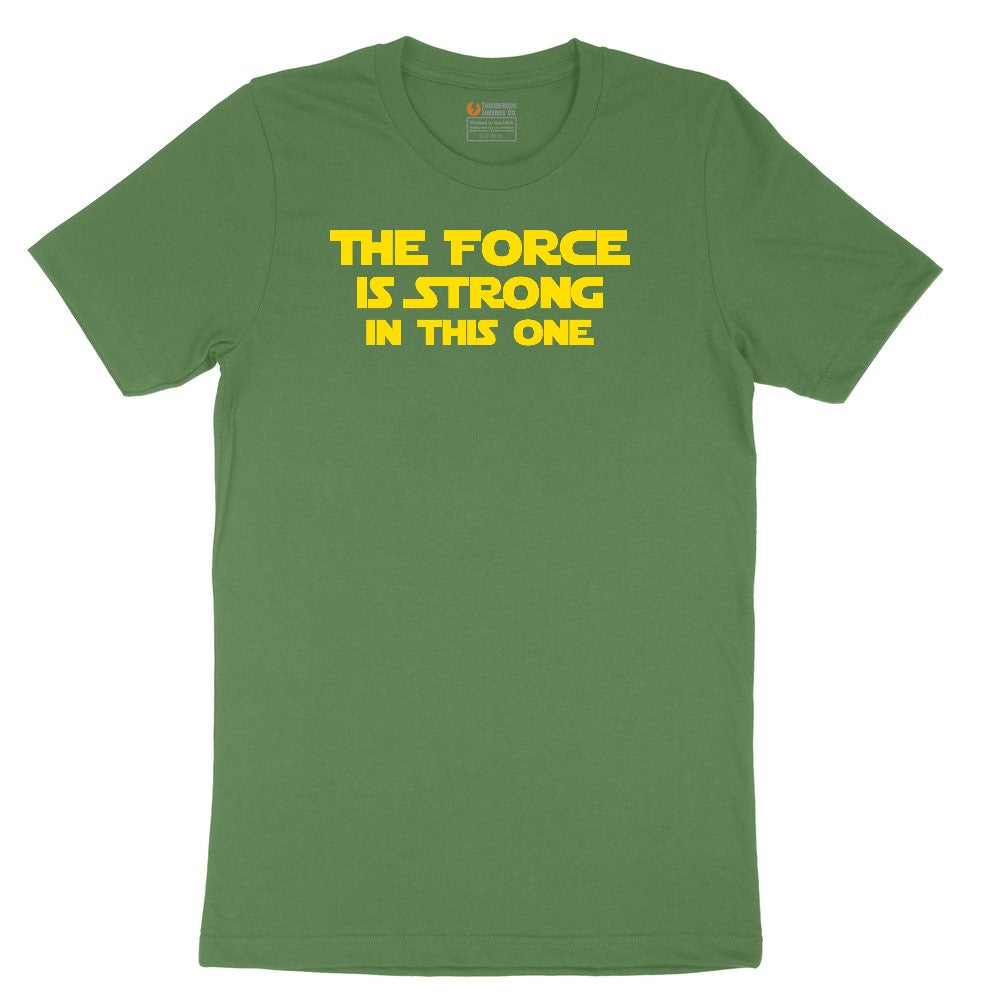 The Force is Strong in This One Youth Short Sleeve Tee - Athletic Kelly