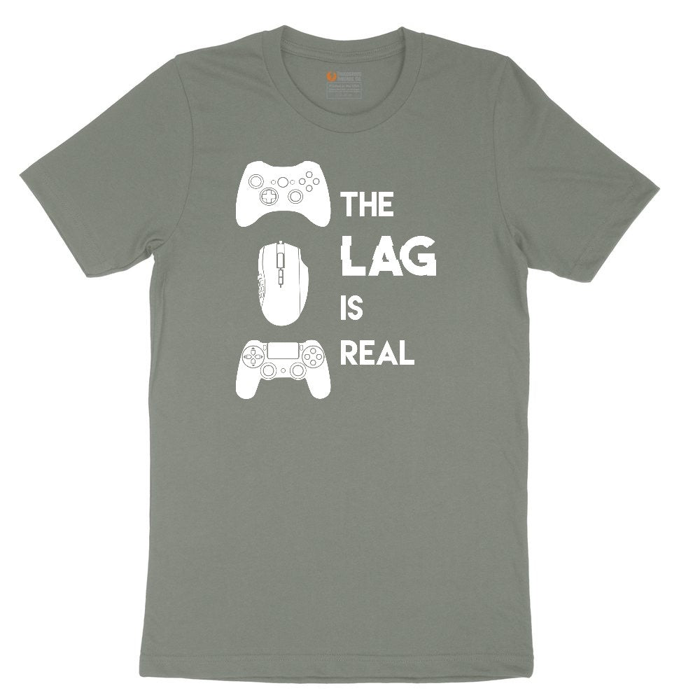 The Lag is Real - Mens & Ladies T-Shirt Ladies Short Sleeve Tee - Bamboo Blackout