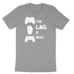 The Lag is Real - Mens & Ladies T-Shirt Ladies Short Sleeve Tee - Granite Heather