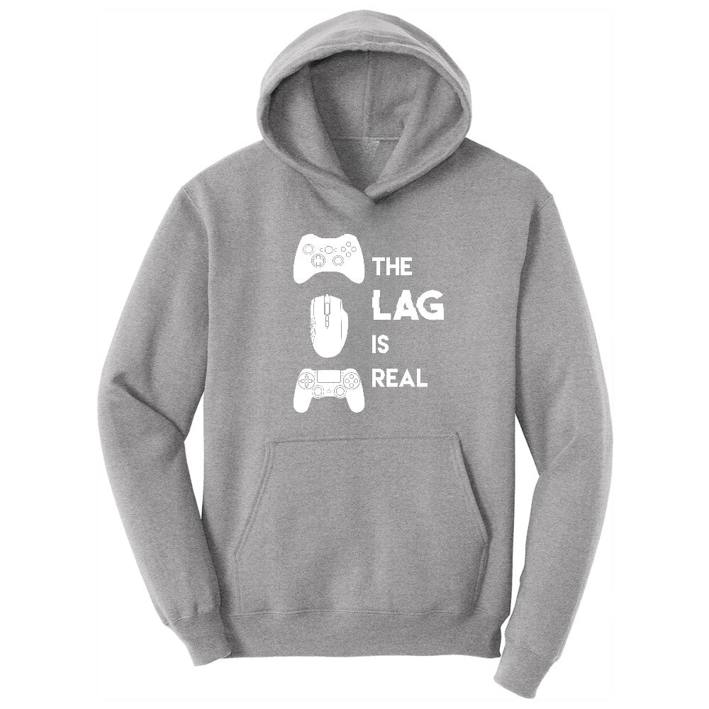 The Lag is Real - Mens & Ladies T-Shirt Hoodie - Athletic Heather