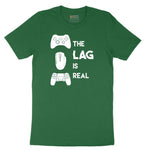 The Lag is Real - Mens & Ladies T-Shirt Short Sleeve Tee - Athletic Kelly