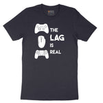 The Lag is Real - Mens & Ladies T-Shirt Short Sleeve Tee - Deep Navy