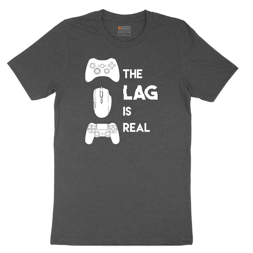 The Lag is Real - Mens & Ladies T-Shirt Toddler Short Sleeve Tee - Dark Heather Grey