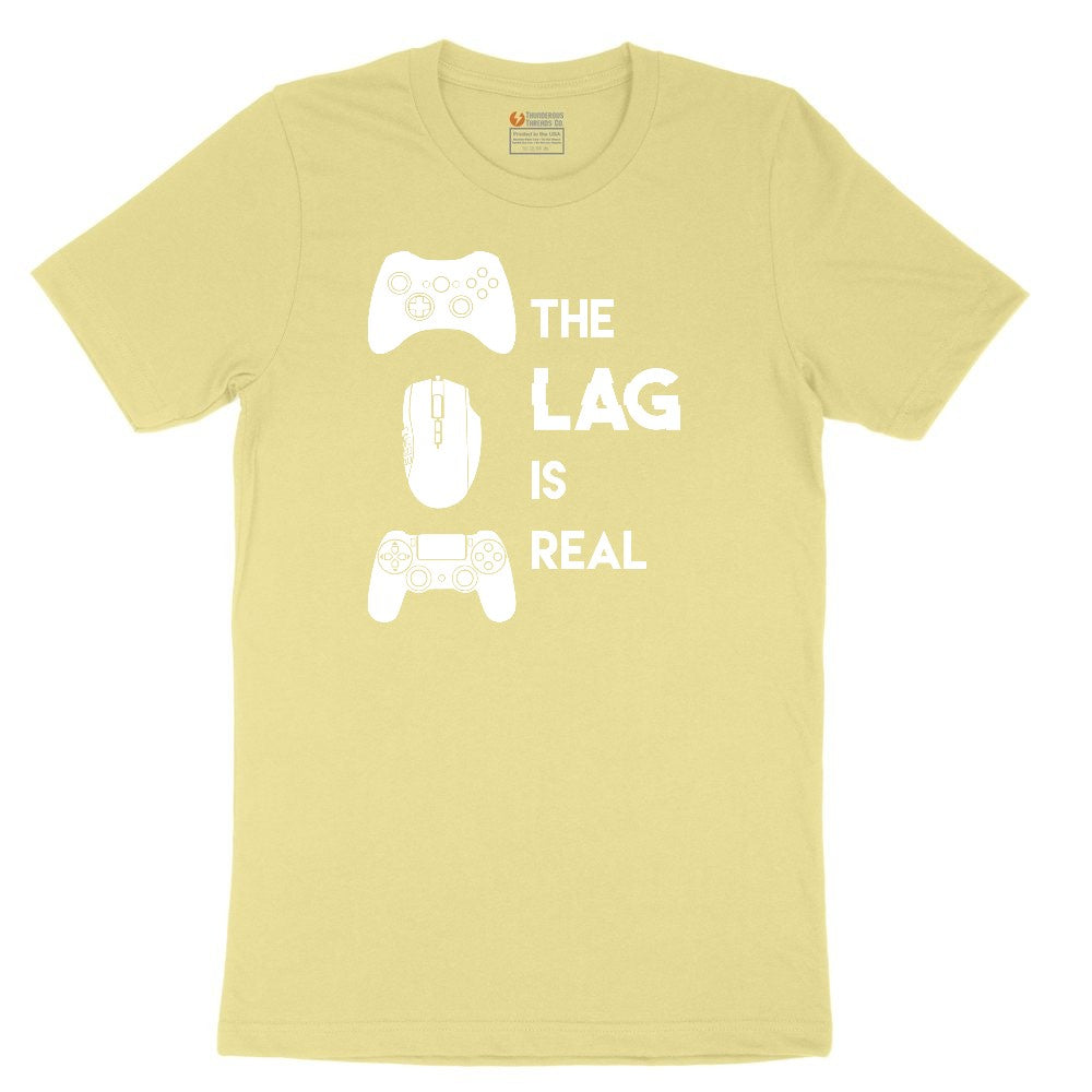 The Lag is Real - Mens & Ladies T-Shirt Toddler Short Sleeve Tee - Yellow