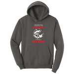 The Only Thing I Love More Than Fishing is Being a Grandpa Hoodie - Charcoal