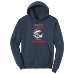 The Only Thing I Love More Than Fishing is Being a Grandpa Hoodie - Navy