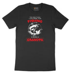 The Only Thing I Love More Than Fishing is Being a Grandpa Short Sleeve Tee - Jet Black