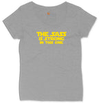 The Sass is Strong in This One Ladies Curvy Tee - Granite Heather