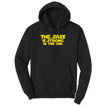The Sass is Strong in This One Ladies Hoodie - Jet Black