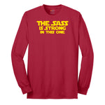 The Sass is Strong in This One Long Sleeve Tee - Red