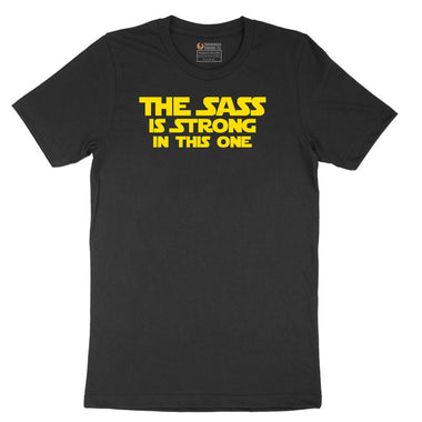 The Sass is Strong in This One Short Sleeve Tee - Jet Black