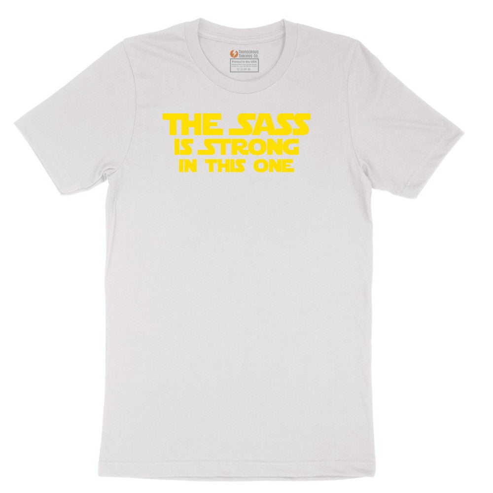 The Sass is Strong in This One Short Sleeve Tee - White