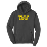 The Sass is Strong in This One Youth Hoodie - Dark Heather Grey
