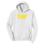 The Sass is Strong in This One Youth Hoodie - White