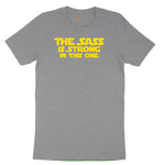 The Sass is Strong in This One Youth Short Sleeve Tee - Athletic Heather