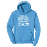 There's Four Seasons Ladies Hoodie - Aquatic Blue
