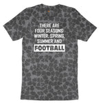 There's Four Seasons Ladies Short Sleeve Tee - Black Leopard